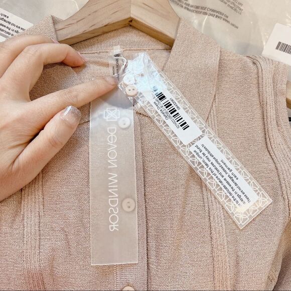 Devon Windsor Ophelia midi Dress size XS color Dusty Rose - Picture 12 of 12